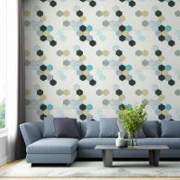 Самоклеющиеся 3D панель Sticker wall 700х700х4мм мозаика серо-голубая (D) SW-00002014