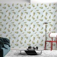 Самоклеющиеся 3D панель Sticker wall 700х700х4мм папоротник на белом фоне(D) SW-00001981