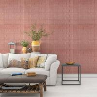 Самоклеющиеся 3D панель Sticker wall 700х770х5мм кирпич розово-лиловый SW-00002439