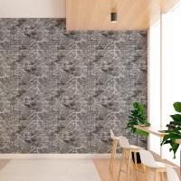 Самоклеющиеся 3D панель Sticker wall 700х770х7мм Черный мрамор (061-7) SW-00000055