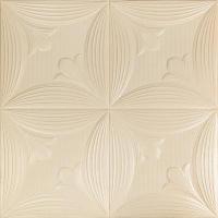 Самоклеюча 3D панель Sticker wall Beige 700*700*6мм (D) SW-00001960