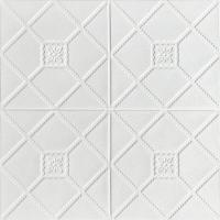 Самоклеющиеся 3D панель Sticker wall белый декор SW-00001351