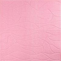 Самоклеюча 3D панель Sticker wall Pink 700*700*6мм (D) SW-00001950