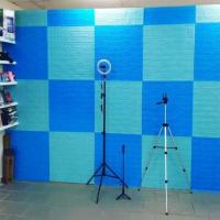 Self-adhesive 3D panel Sticker wall brick effect Turquoise 700x770x5mm SW-00000084