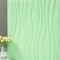 Self-adhesive 3D panel Sticker wall light green waves SW-00001327