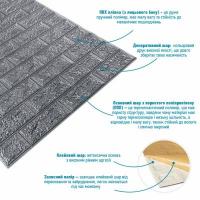 Self-adhesive 3D panel Sticker wall in a roll 700mm*19.6m*2mm R017-2-20 silver (D) SW-00002278