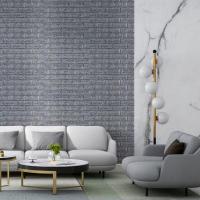 Self-adhesive 3D panel Sticker wall in a roll 700mm*19.6m*2mm R017-2-20 silver (D) SW-00002278