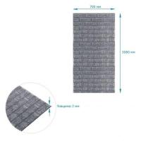 Самоклеющиеся 3D панель Sticker wall в рулоне 700мм*3,08м*2мм серый кирпич R017-2 (D) SW-00002535