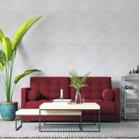 Самоклеющиеся 3D панель Sticker wall White 700*700*6мм (D) SW-00001959