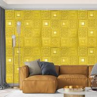 Self-adhesive 3D panel Sticker wall gold SW-00001466