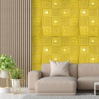 Self-adhesive 3D panel Sticker wall gold SW-00001466