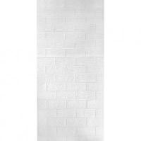 Self-adhesive 3D panel in a roll under white brick Sticker wall R001-3