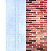 Self-adhesive film Sticker wall Burgundy brick KN-M0018-1 SW-00001271
