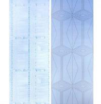 Self-adhesive film Sticker wall Blue with gold KN-X0063-2 SW-00001218