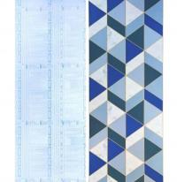 Самоклеющиеся пленка Sticker wall Синие треугольники KN-X0085-2 SW-00001224