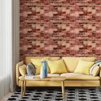 Самоклеюча 3D панель Sticker wall 700мм*770мм*2мм Brown (D) SW-00001910
