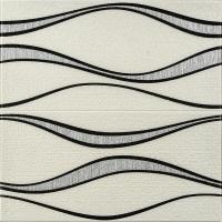 Самоклеюча 3D панель Sticker wall Білі хвилі 195 SW-00000767