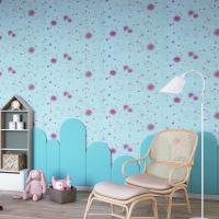 Самоклеющиеся 3D панель Sticker wall голубые одуванчики 322 SW-00001362