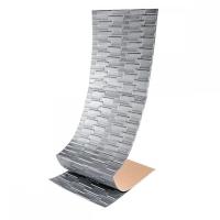 Самоклеющиеся 3D панель Sticker wall кладка серебро SW-00001365
