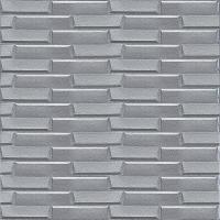 Самоклеющиеся 3D панель Sticker wall кладка серебро SW-00001365