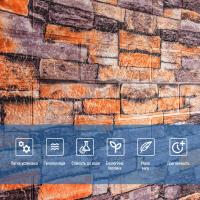 Самоклеющиеся 3D панель Sticker wall песчаник екатеринослав кирпич SW-00001763