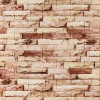 Самоклеющиеся 3D панель Sticker wall под бежевый кирпич SW-00001375