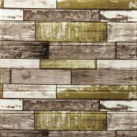 Самоклеюча 3D панель Sticker wall під дерево 378 Сіро-коричневий SW-00000883