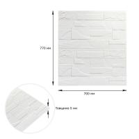 Самоклеющиеся 3D панель Sticker wall под камень 180 Белый битый кирпич SW-00000426