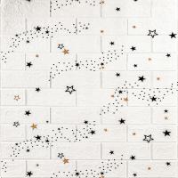 Самоклеющиеся 3D панель Sticker wall под кирпич 21-3 Звезды SW-00000693