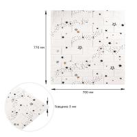 Самоклеюча 3D панель Sticker wall під цеглу 21-3 Зірки SW-00000693