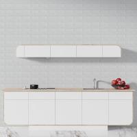 Самоклеющиеся 3D панель Sticker wall под кирпич Белый 700x770x5мм SW-00000029