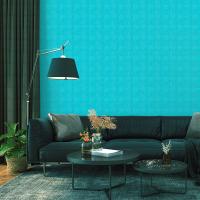 Самоклеющиеся 3D панель Sticker wall под кирпич Бирюзовый 700x770x3мм SW-00000573