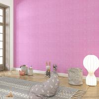 Самоклеющиеся 3D панель Sticker wall под кирпич Пурпурный 700x770x3мм SW-00000863