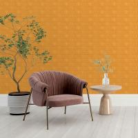 Самоклеющиеся 3D панель Sticker wall под кирпич Золотой 700x770x5мм SW-00000147
