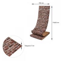 Самоклеющиеся 3D панель Sticker wall под красный екатеринослав кирпич SW-00001333