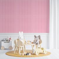 Самоклеющиеся 3D панель Sticker wall под розовое дерево SW-00001384