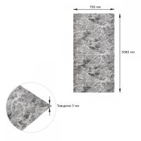 Самоклеющиеся 3D панель в рулоне под черный мрамор Sticker wall R061-3 SW-00001395