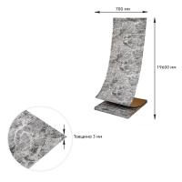 Самоклеющиеся 3D панель в рулоне под черный мрамор Sticker wall R061-3-20 SW-00001196