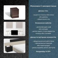 Самоклеющийся Сатин в рулоне Sticker wall 1,45м х3м х 0.3мм Черный (D) SW-00002916