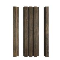 3D MDF Wall Panel Neman 117x2780x12 mm Antique Oak