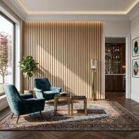 3D MDF Wall Panel Neman 117x2780x12 mm Bolton Oak