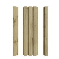 3D MDF Wall Panel Neman 117x2780x12 mm Wotan's Oak