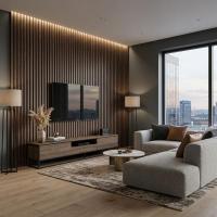 3D acoustic wall panel Neman Bamboo 300x17x2780 mm Antique Oak