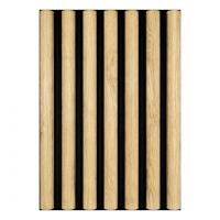 3D acoustic wall panel Neman Bamboo 300x17x2780 mm Holm Oak