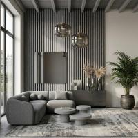 3D acoustic wall panel Neman Bamboo 300x17x2780 mm Rustic Avignon