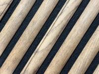 3D acoustic wall panel Neman Bamboo 300x17x2780 mm Golden Rustic