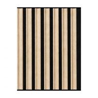 3D acoustic wall panel Neman Dies 300x17x2780 mm Holm Oak