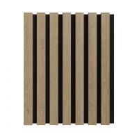 3D acoustic wall panel Neman Stripes 300x17x2780 mm Carpathian Spruce