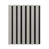 3D acoustic wall panel Neman Stripes 300x17x2780 mm Cashmere