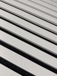 3D acoustic wall panel Neman Stripes 300x17x2780 mm Cashmere
